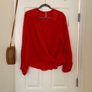 Free People Wrap Top